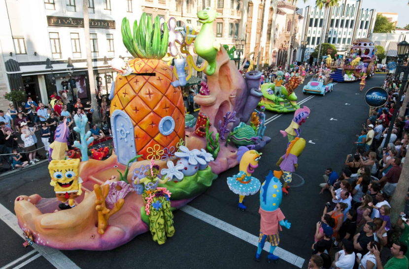 parade at Universal Studios