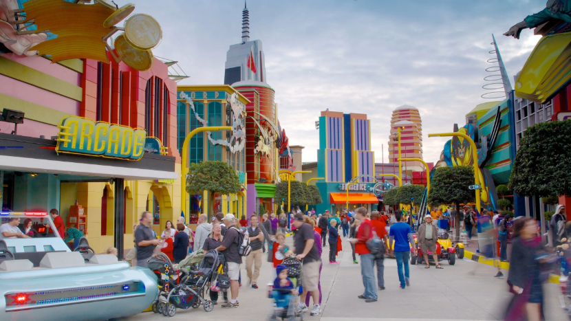 universal studios crowd